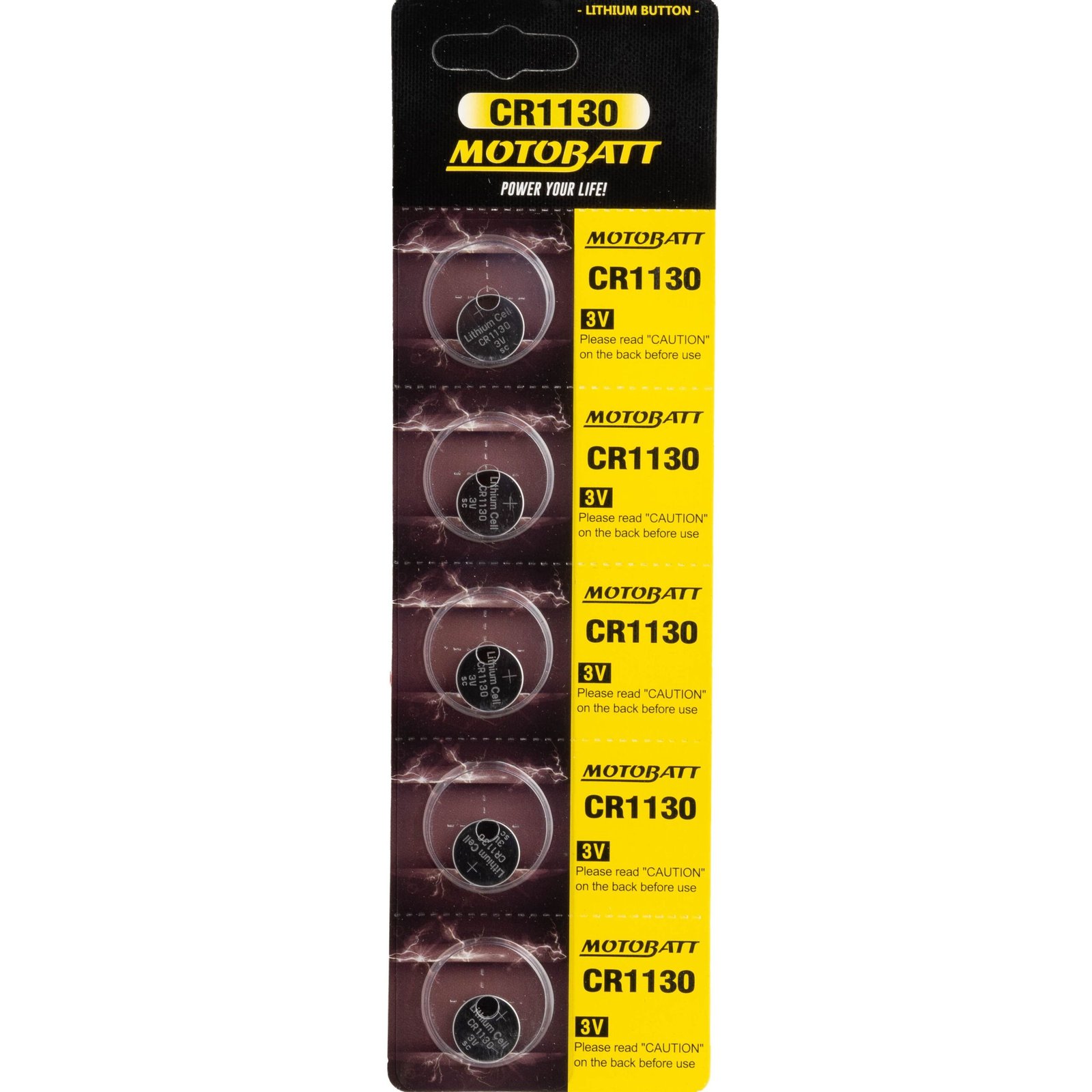 CR1130 3V package.jpeg Motobatt CR1130 3.0V Lithium battery (5pcs) - Image 1